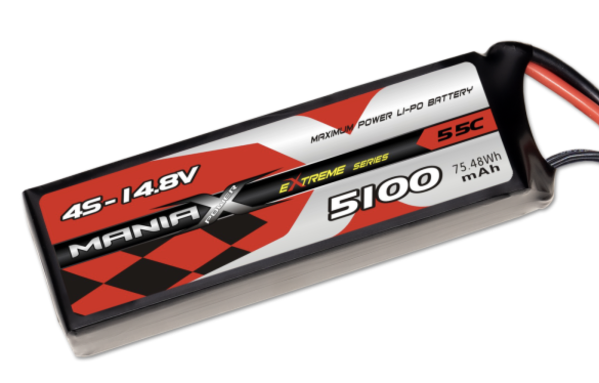 ManiaX LiPo 4S 5100mAh 14,8V eXtreme 55C