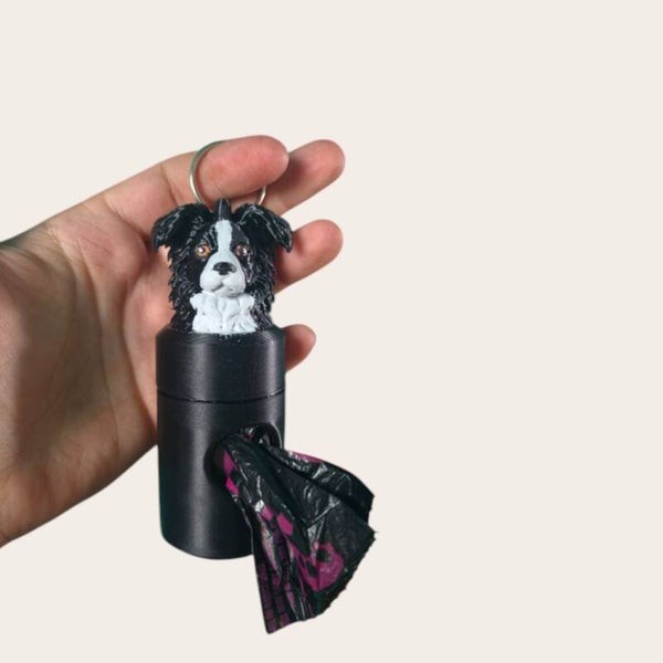 Border Collie Poepzakhouder | The Dog Poop Bag