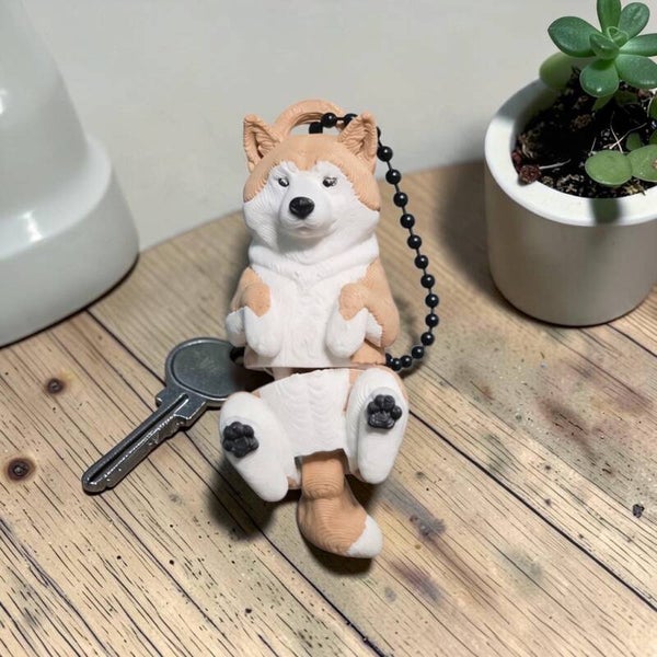 Akita inu  Sleutelhanger – Een symbool van trouw en kracht