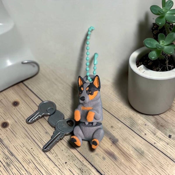 Australian Cattle Dog Sleutelhanger | Blue Heeler Cadeau