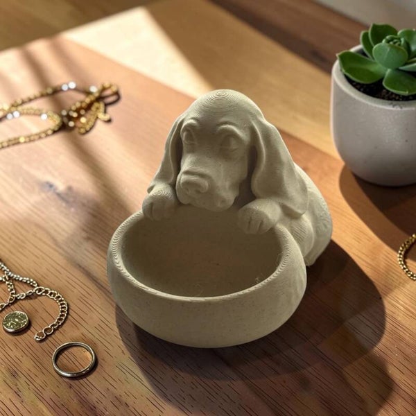 Basset Hound Sieraden- & Sleutelbakje
