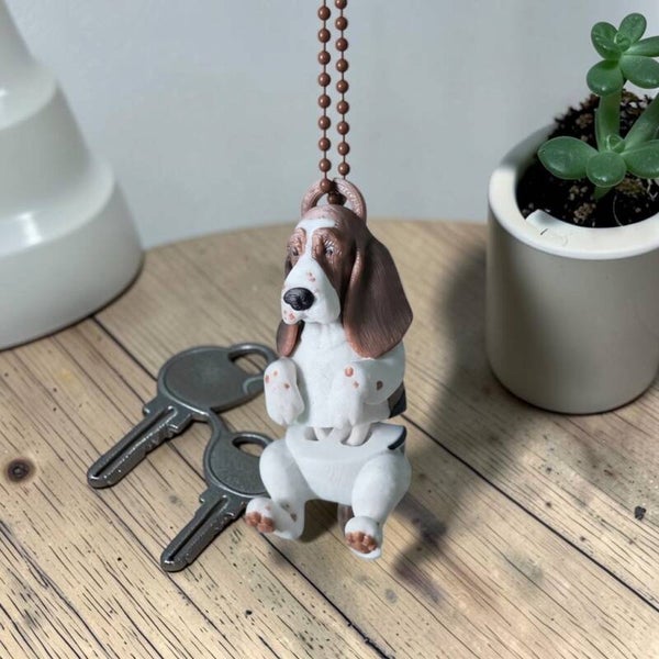 Basset Hound Sleutelhanger