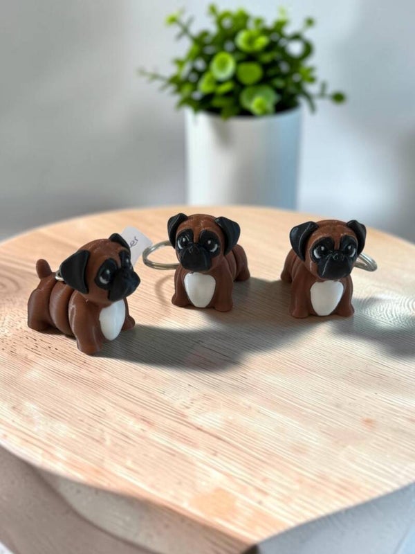 Boxer Sleutelhanger / Tashanger