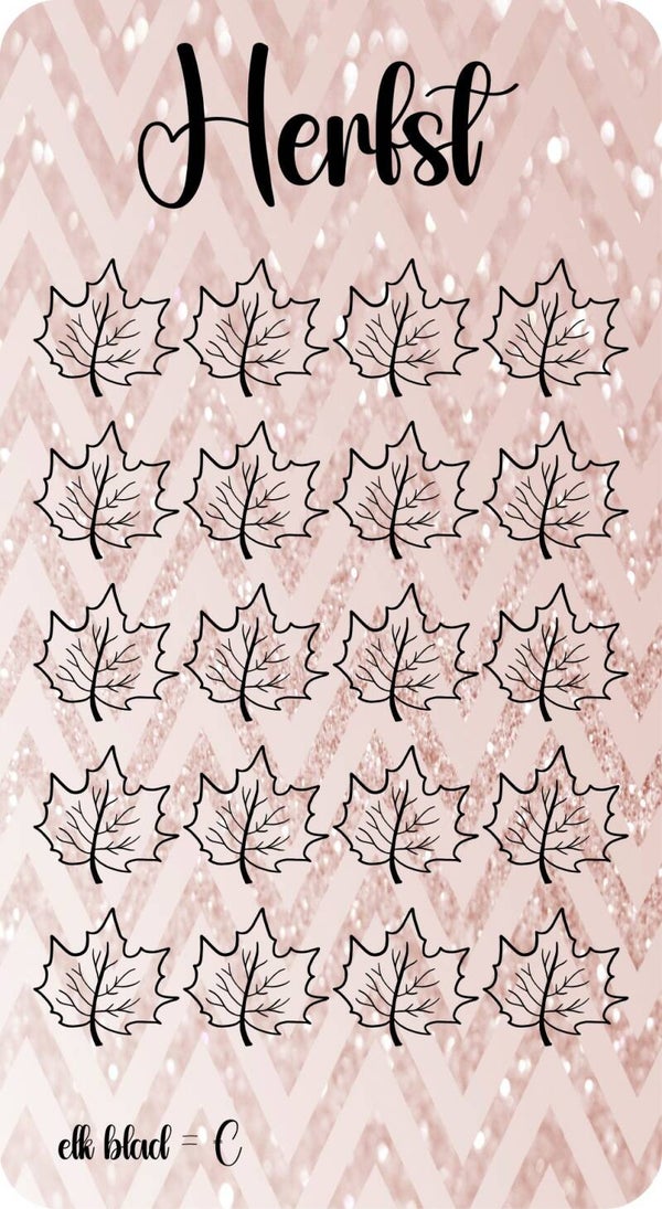 Cash stuffing challenge Herfst