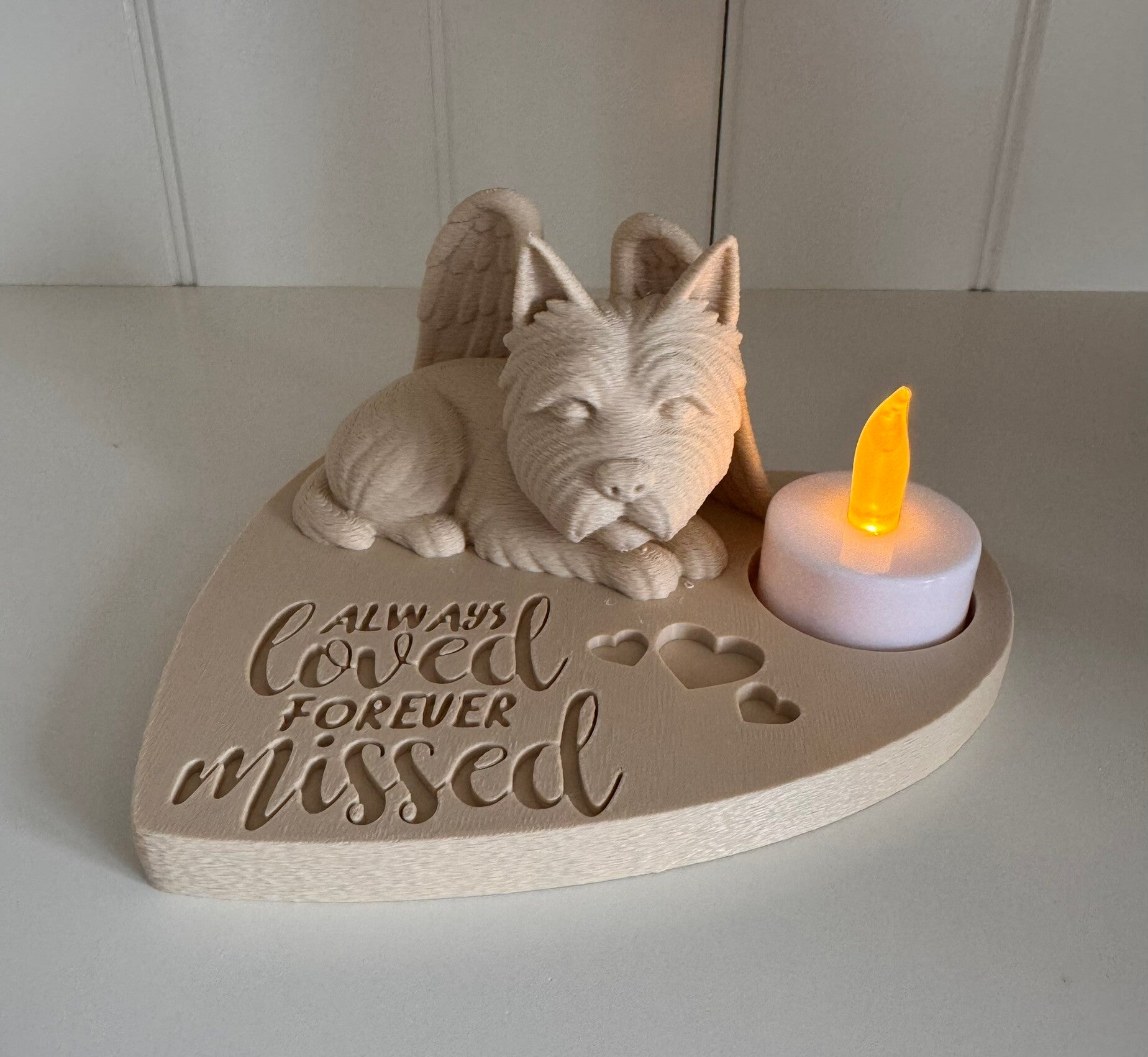 🐾 Herdenkingsbeeldje Cairn Terrier / Westie