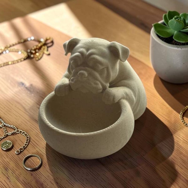 Engelse Bulldog Sieraden- & Sleutelbakje