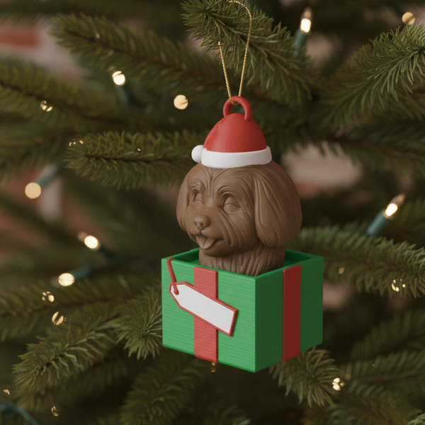 Havanese  Kerstornament– Zachte & Warme Kerstdecoratie