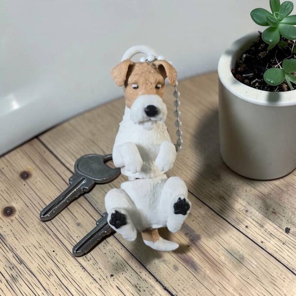 Fox Terrier Sleutelhanger