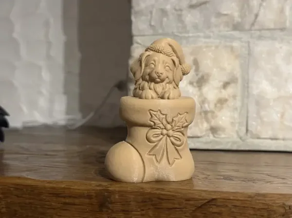 Golden Retriever Kerstsok – Schattige Honden Kerstdecoratie