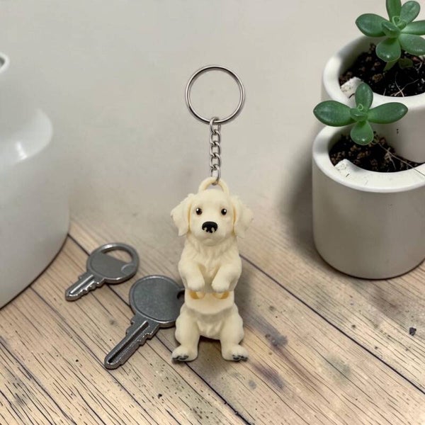 Golden Retriever Sleutelhanger