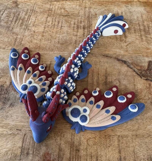 Articulated Draak – Flexibel Fantasy Beeldje