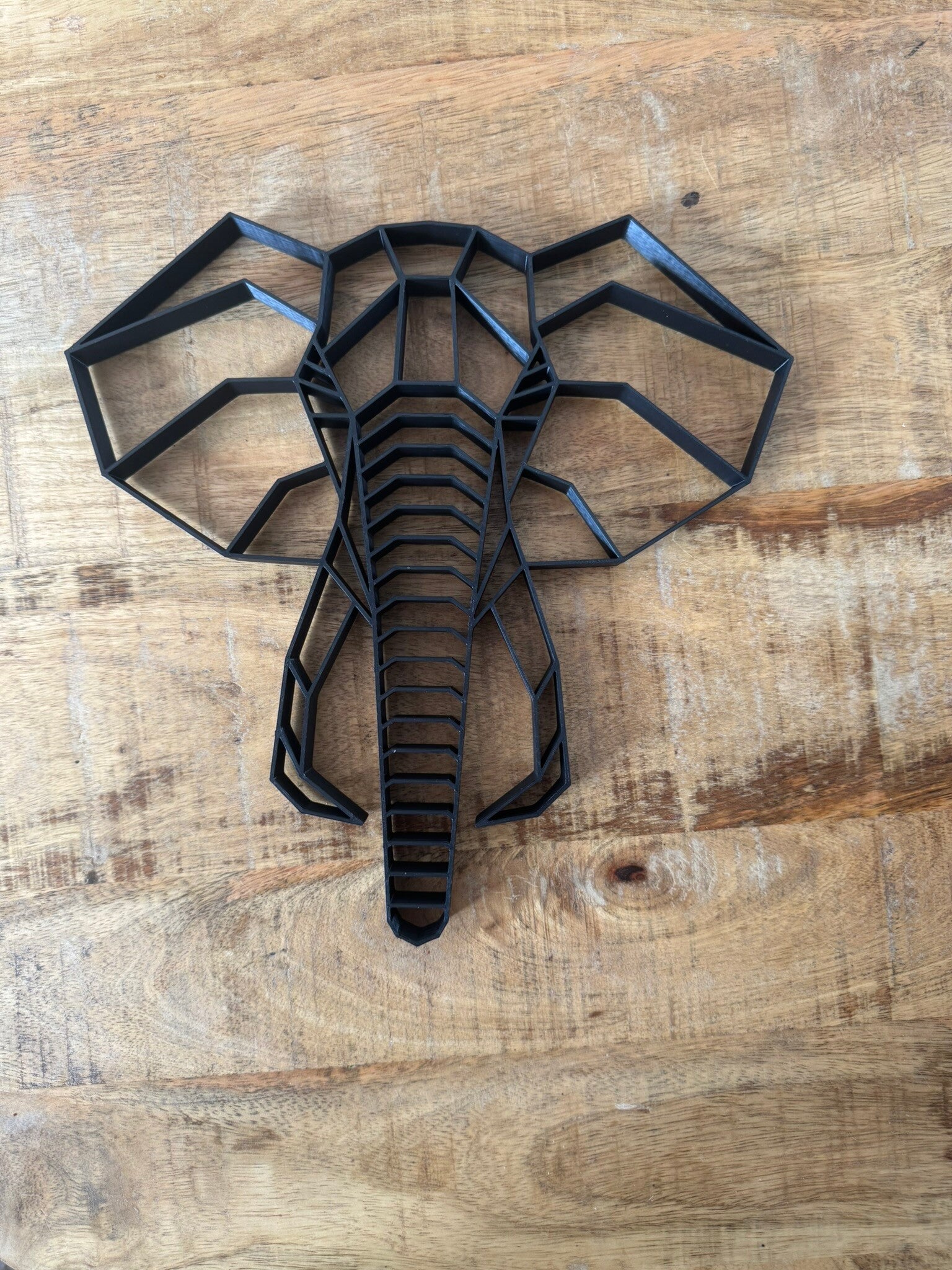 Muurdecoratie Olifant Geometrisch