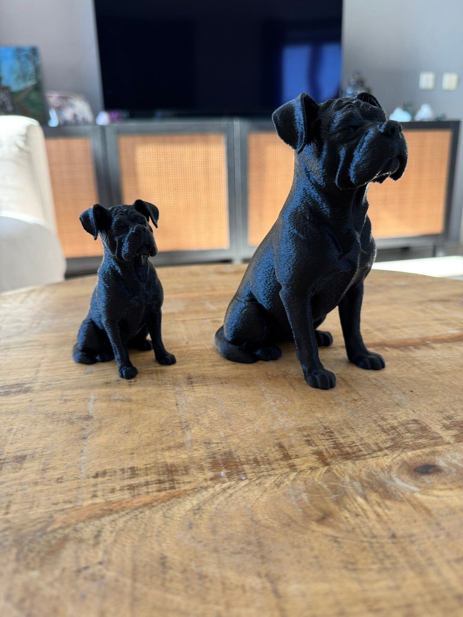 🐾 3D Beeld – Boxer Hond