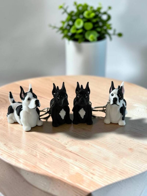 Duitse Dog Sleutelhanger | Uniek Honden Cadeau