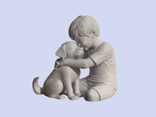 Jongen met hond