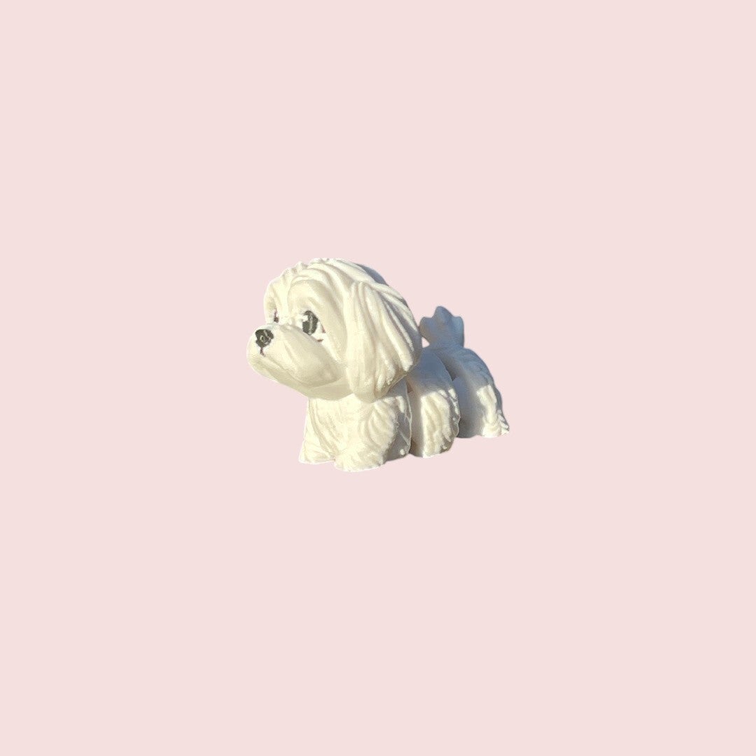 Maltese Sleutel/Tashanger – Lief, Elegant & Handgemaakt | 3D geprint, RoCo Presents