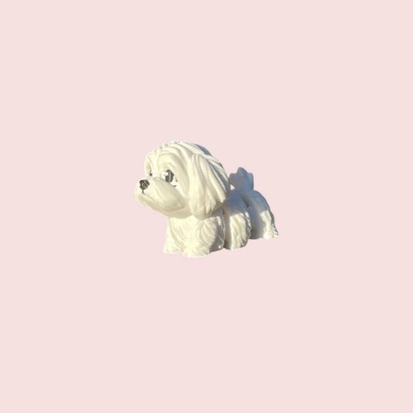 Maltese Sleutel/Tashanger – Lief, Elegant & Handgemaakt | 3D geprint, RoCo Presents