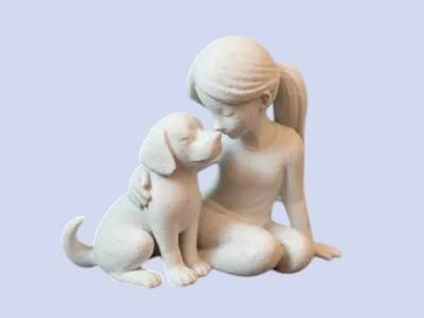 Meisje met hond