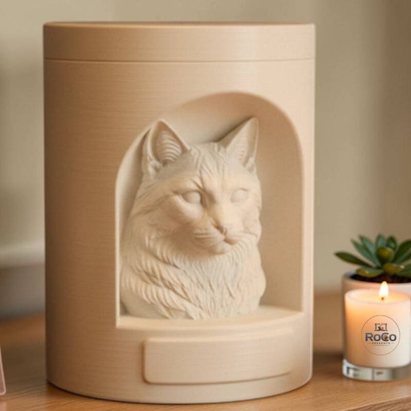 Pixie‑Bob Urn – Handgemaakte kattenurn