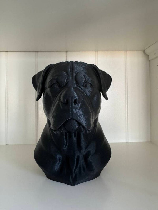 Rottweiler Buste – Stoer & Tijdloos 3D‑Print
