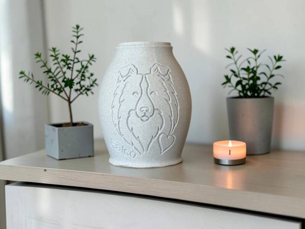 Shetland Sheepdog Urn | Eternal Lines