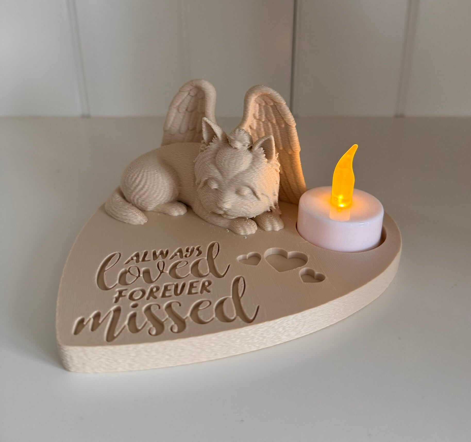 🐾 3D Herdenkingsbeeldje Shih Tzu – Always Loved, Forever Missed
