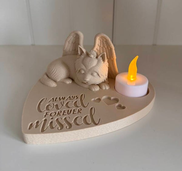 🐾 3D Herdenkingsbeeldje Shih Tzu – Always Loved, Forever Missed