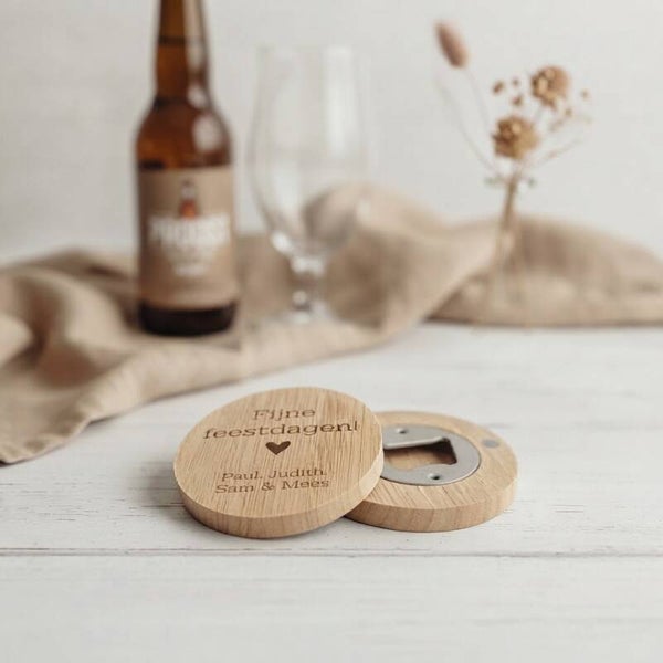 Flesopener Kerst | Gepersonaliseerd met eigen tekst