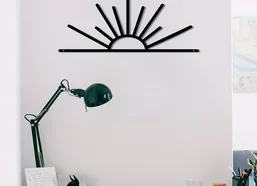 Hoiuten wanddecoratie van zon