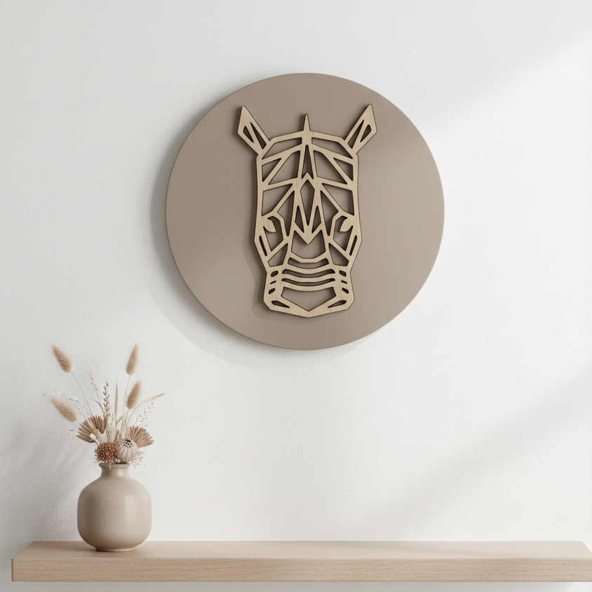 Muurcirkel 3D | Wanddecoratie hout