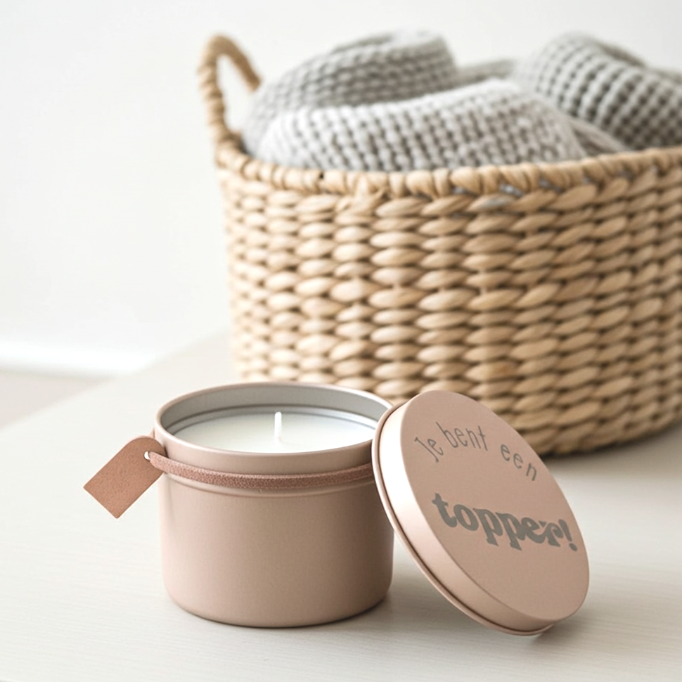 Geurkaars in blik | Topper!