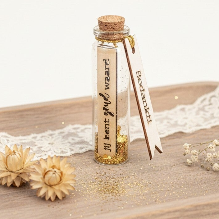 Gepersonaliseerde brievenbus cadeaus zoals wensbuisjes, sleutelhangers, brillenkokers, armbanden en notitieboekjes