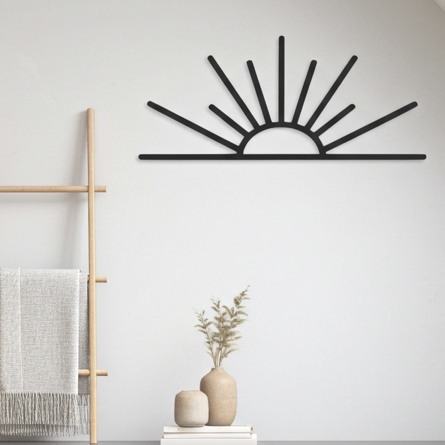 Wanddecoratie hout |  Zon