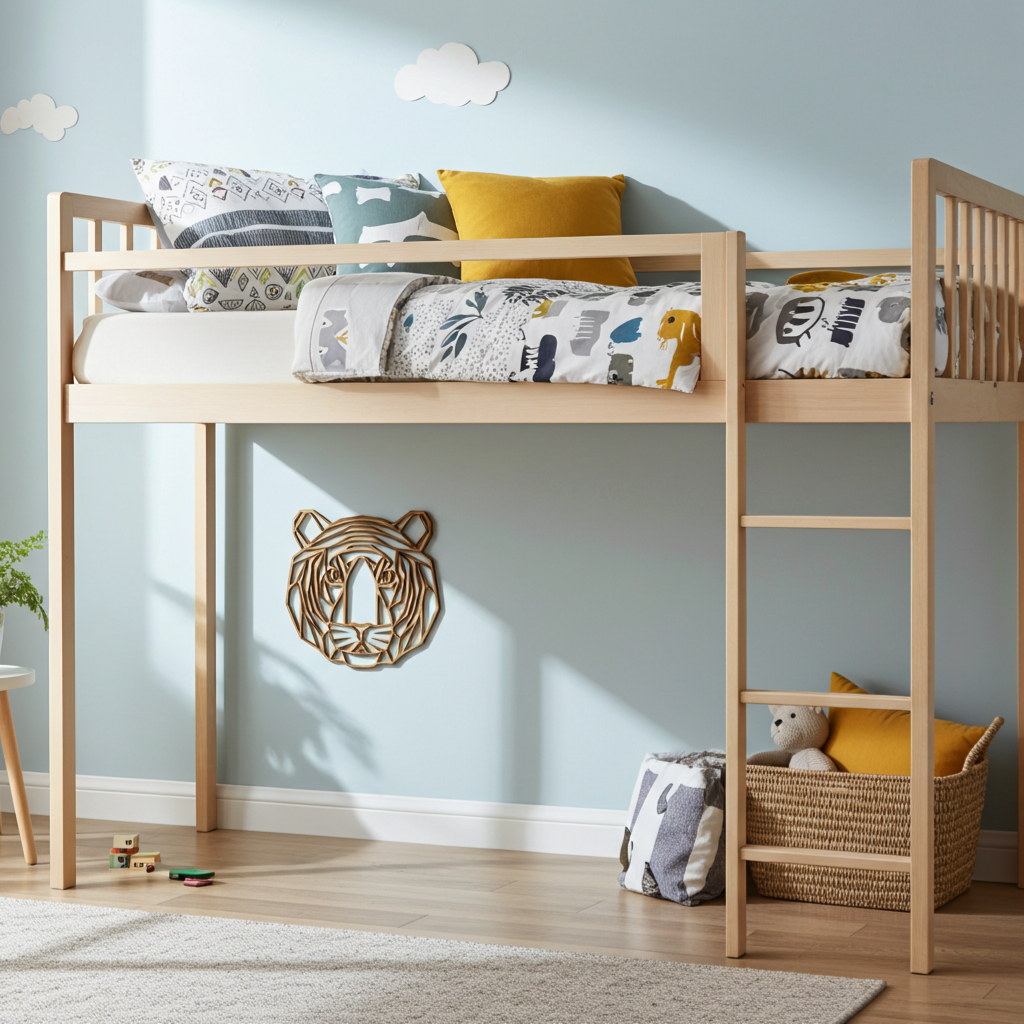 Wanddecoratie hout | Tijger