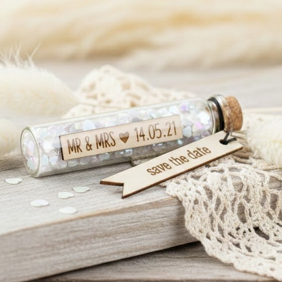 Save the date wensbuisje | Originele aankondiging trouwdatum