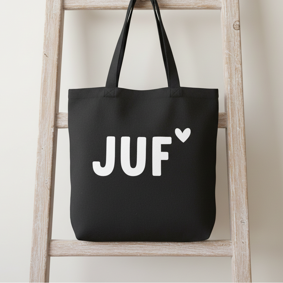Juffen cadeau | Katoenen tas JUF