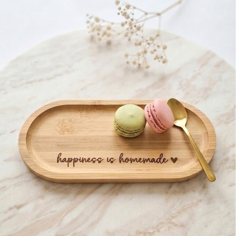 Serveerplankje voor koffie & thee | Gepersonaliseerd