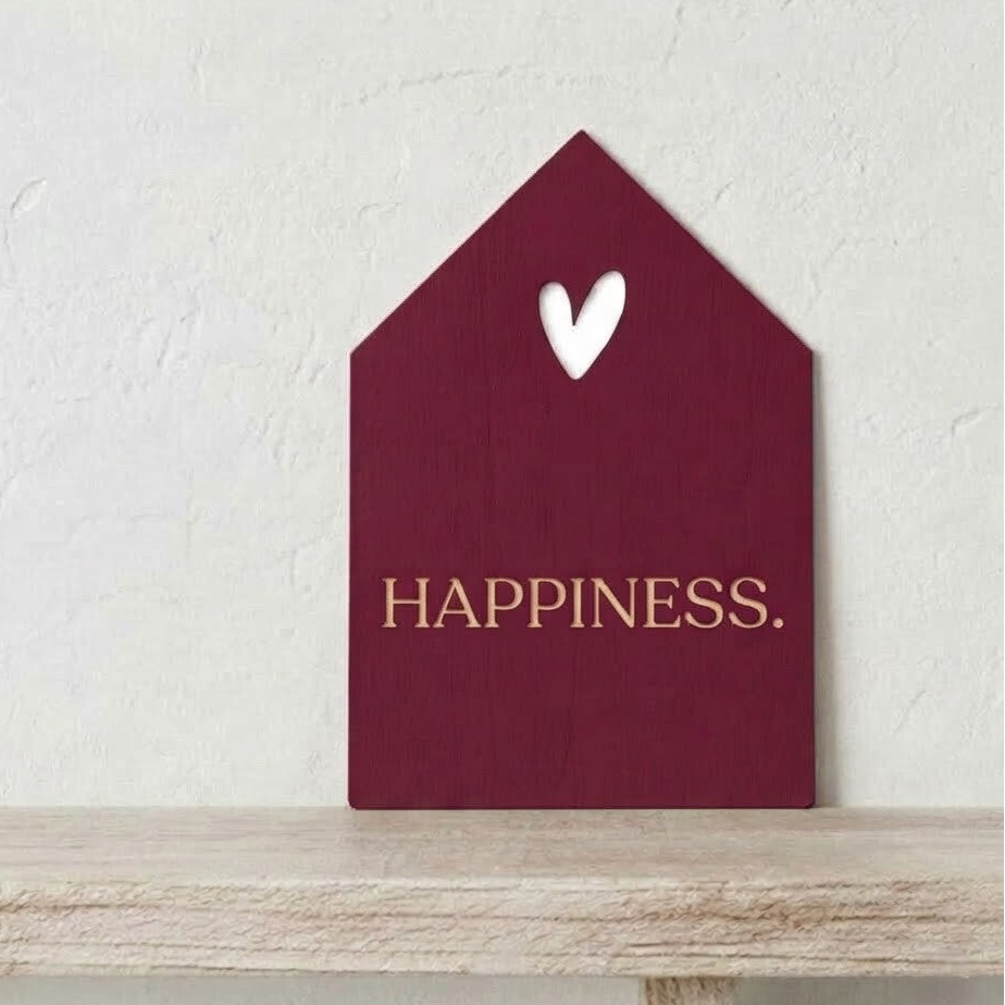 Houten huisje | Happiness