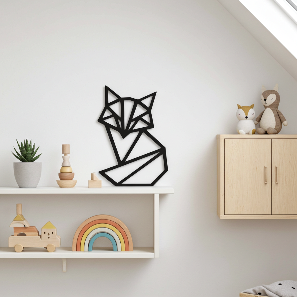 Wanddecoratie hout | Vos