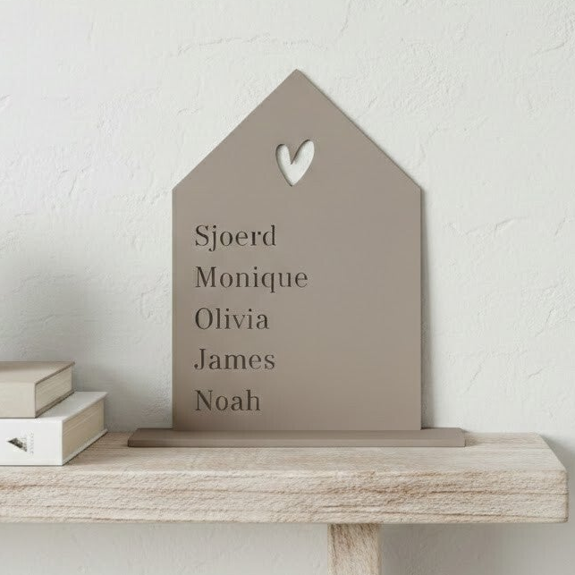 Gepersonaliseerde cadeaus voor een housewarming, verhuizing en nieuwe woning