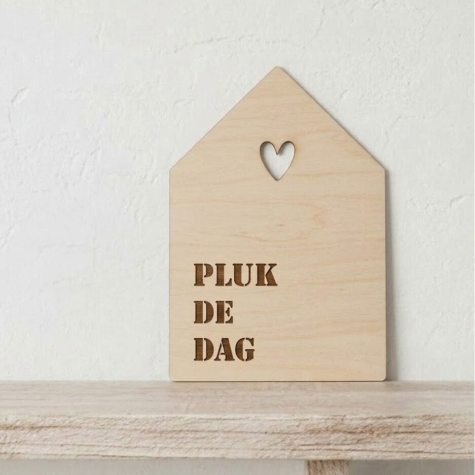 Houten huisje | Pluk de dag