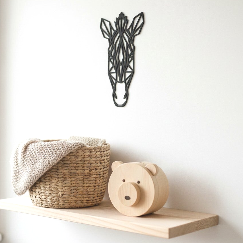 Wanddecoratie hout | Zebra