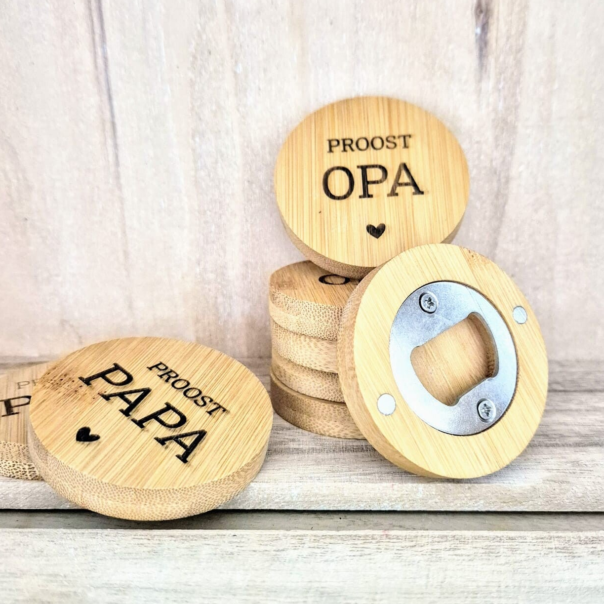 Flesopener met naam of tekst