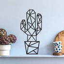 Hoiten wanddecoratie van een cactus, voor een stoer en tropisch tintje
