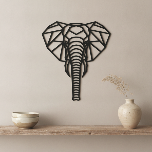 Wanddecoratie hout | Olifant #1