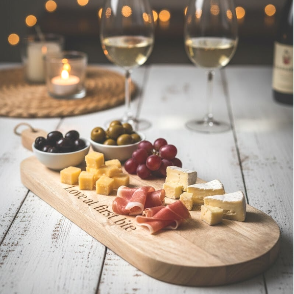 Gepersonaliseerde tapasplank  | Met eigen tekst of standaard ontwerp