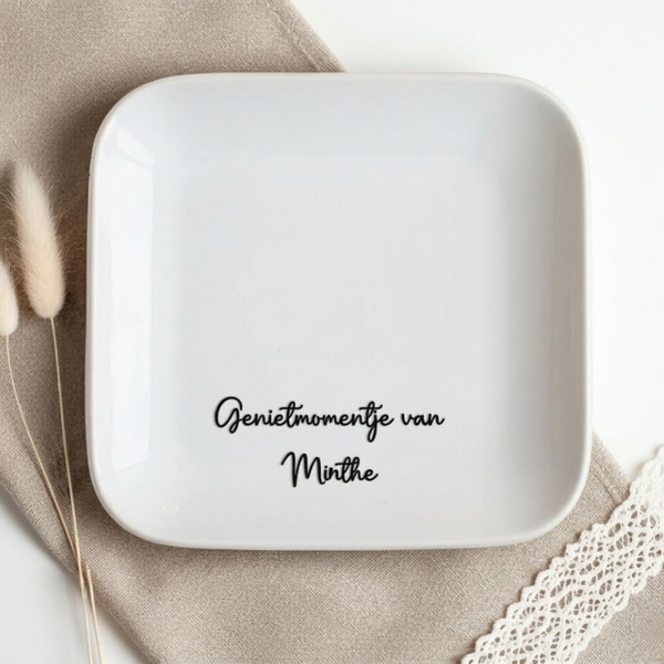 Bordje met naam | Genietmomentje