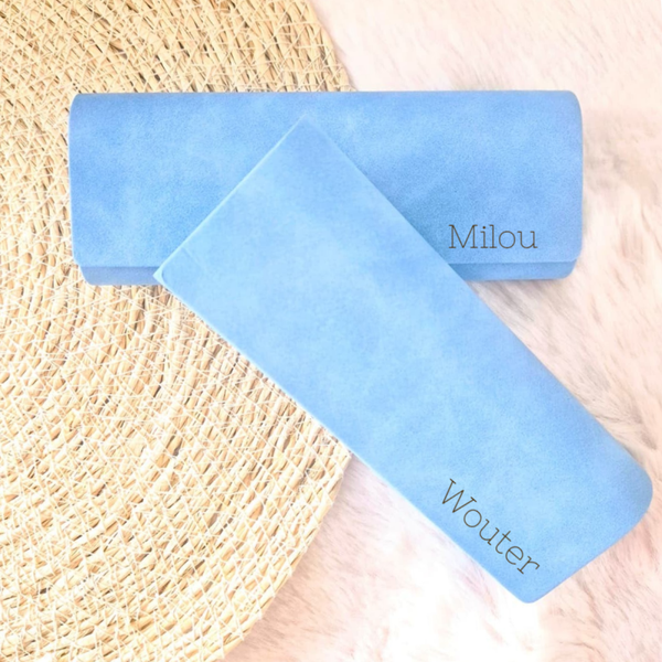 Brillenkoker met naam | Magnetische sluiting