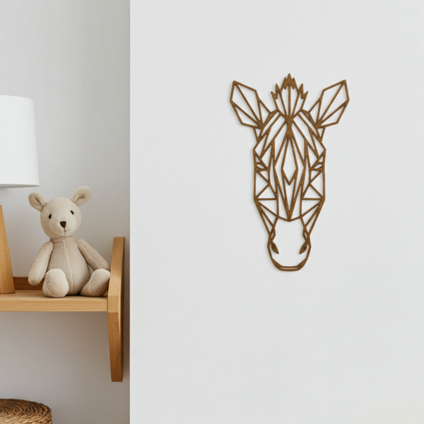 Wanddecoratie hout | Zebra