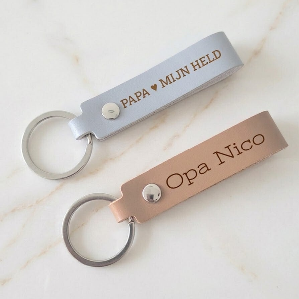 Sleutelhanger met naam | Vaderdag cadeau